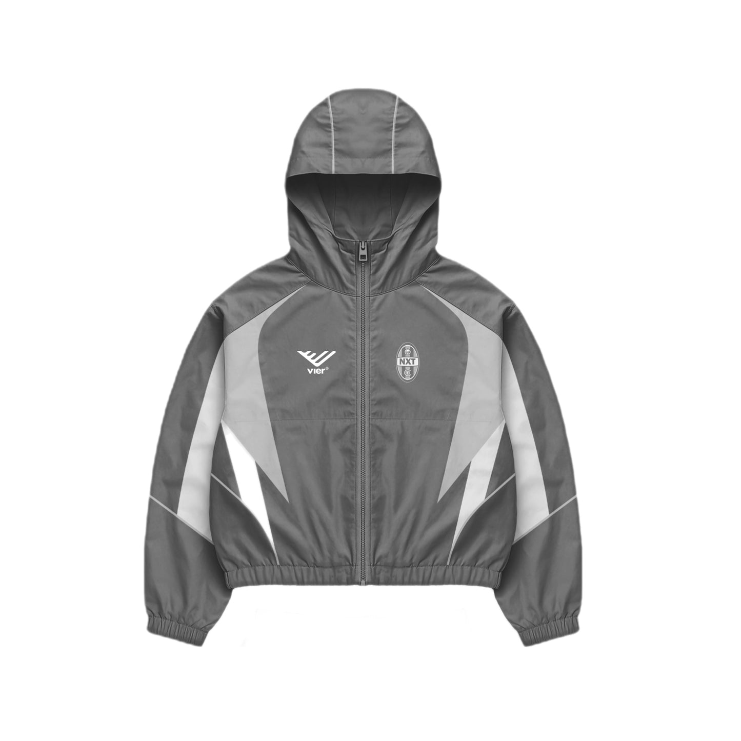 Grey VIER NXT Windbreaker Jacket